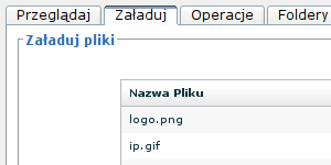 wgrywanie plików